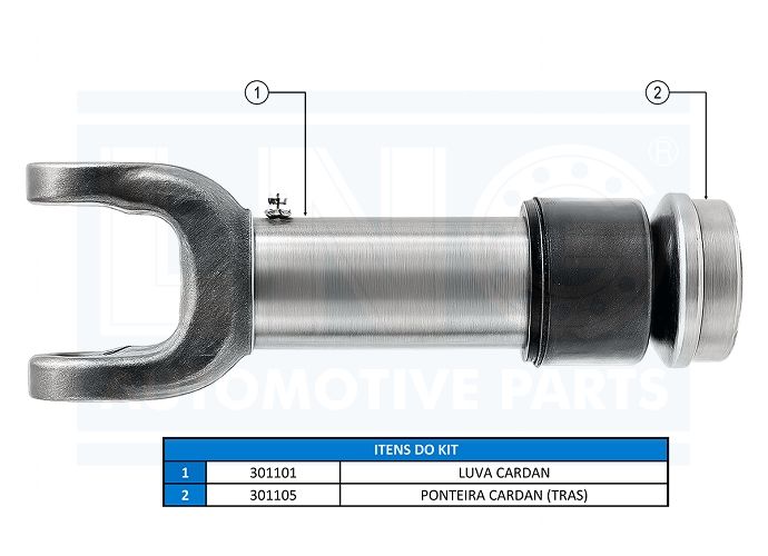 KIT PONTEIRA E LUVA - 41-509