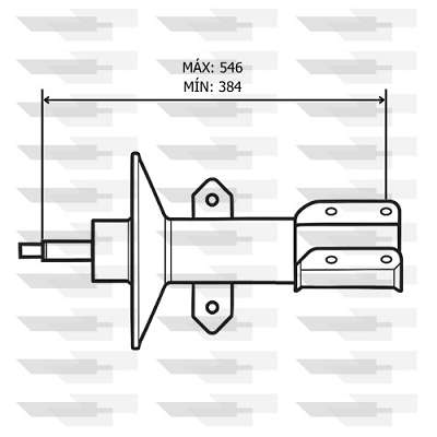 AMORTECEDOR DIANTEIRO LD/LE