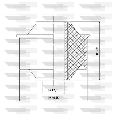 BUCHA DA BANDEJA DA SUSPENSÃO DIANTEIRA