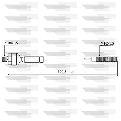 AXIAL DE DIREÇÃO LD