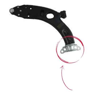 BUCHA MAIOR DA BANDEJA INFERIOR DA SUSPENSÃO DIANTEIRA