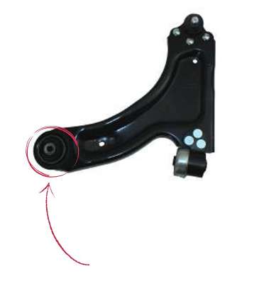 BUCHA TRASEIRA DA BANDEJA DE SUSPENSÃO DIANTEIRA