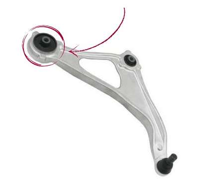 BUCHA TRASEIRA DA BANDEJA DE SUSPENSÃO DIANTEIRA