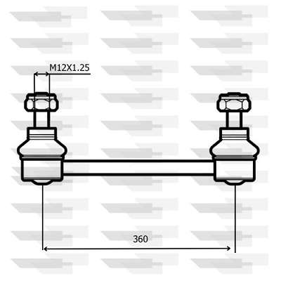 BIELETA BARRA ESTABILIZADORA LD/LE